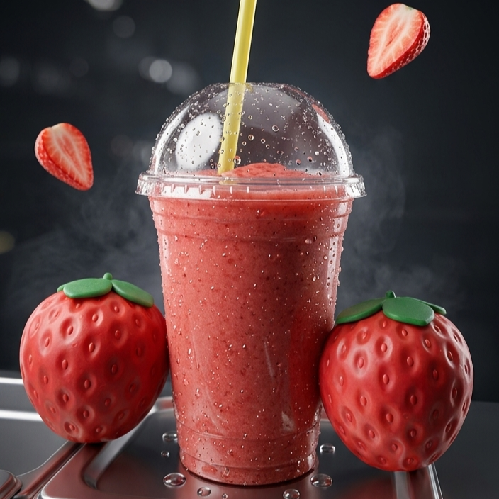 Jus naturel de fraise — ChocoFresa Montréal